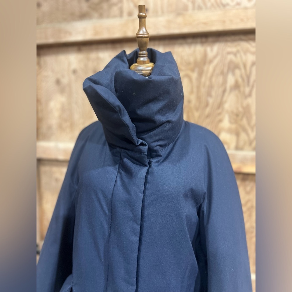 Jil Sander +J x Uniqlo Hybrid Down Wool Blend Jacket Coat High Neck Size Small - Picture 7 of 13